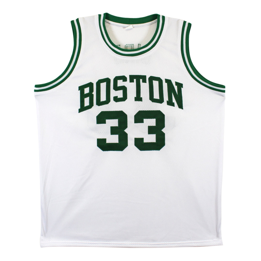Larry Bird Signed Boston Celtics Basketball Jersey with Beckett Witness